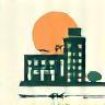 Icon representing flight and hotel booking